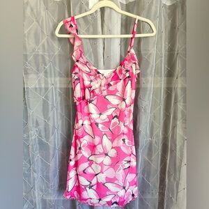 Pink Butterfly Dress